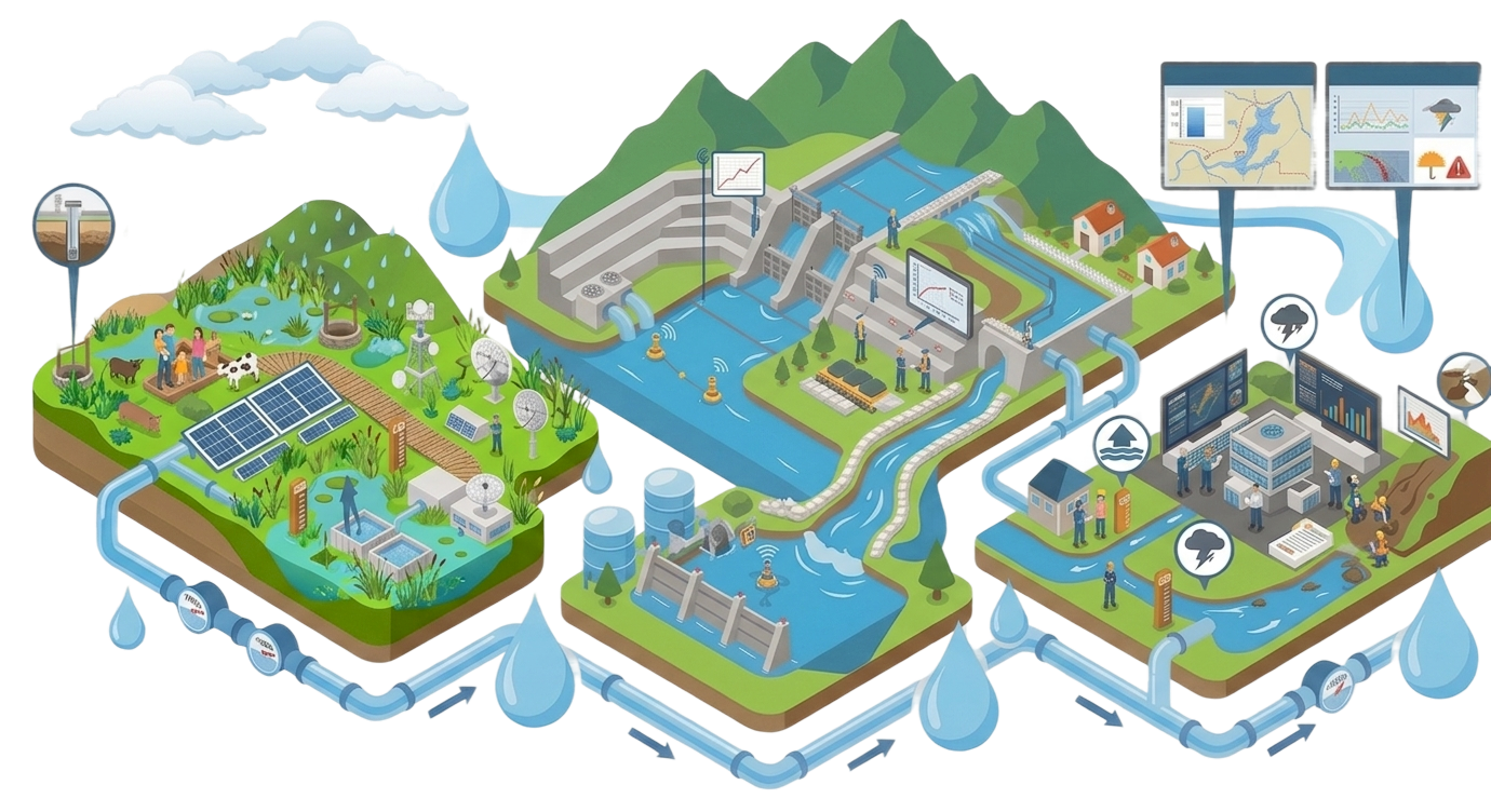 水與安全防洪排水與智慧防汛插圖